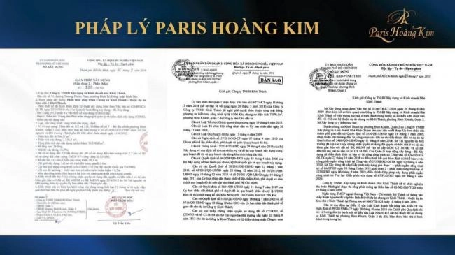 Pháp lý dự án Paris Hoàng Kim Tổng quan và những điều cần biết